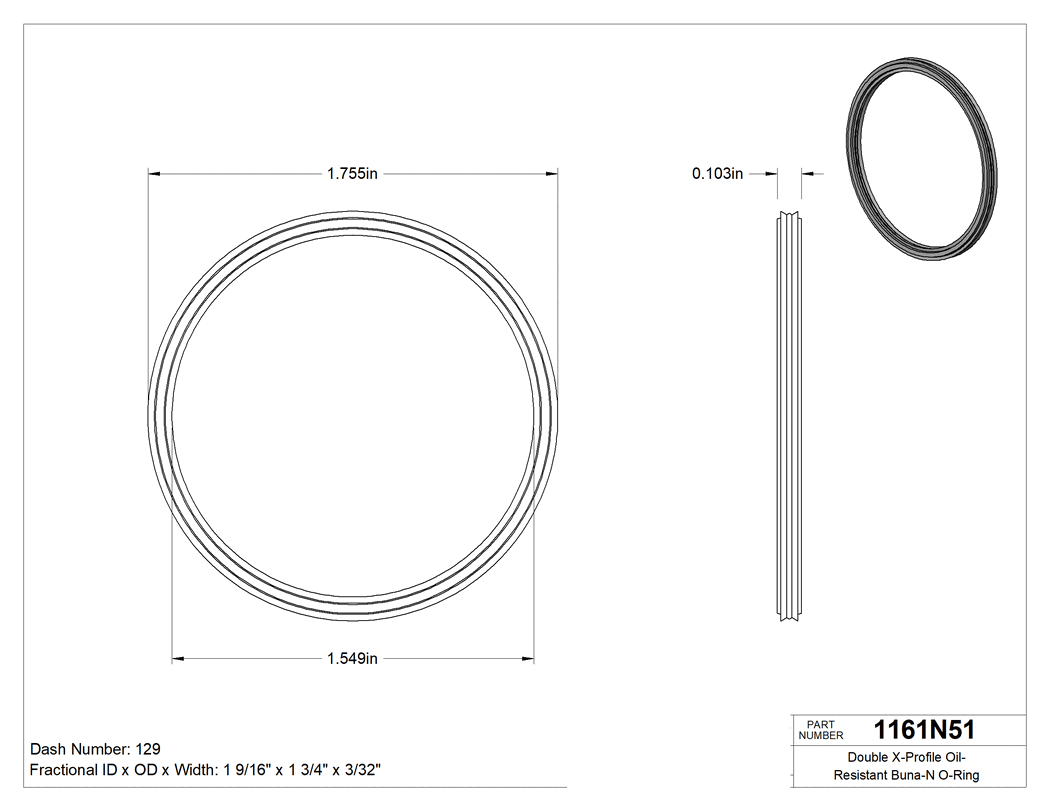 Technical drawing - 1161N51